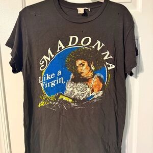 Madeworn madonna 1985 Like a Virgin tour shirt